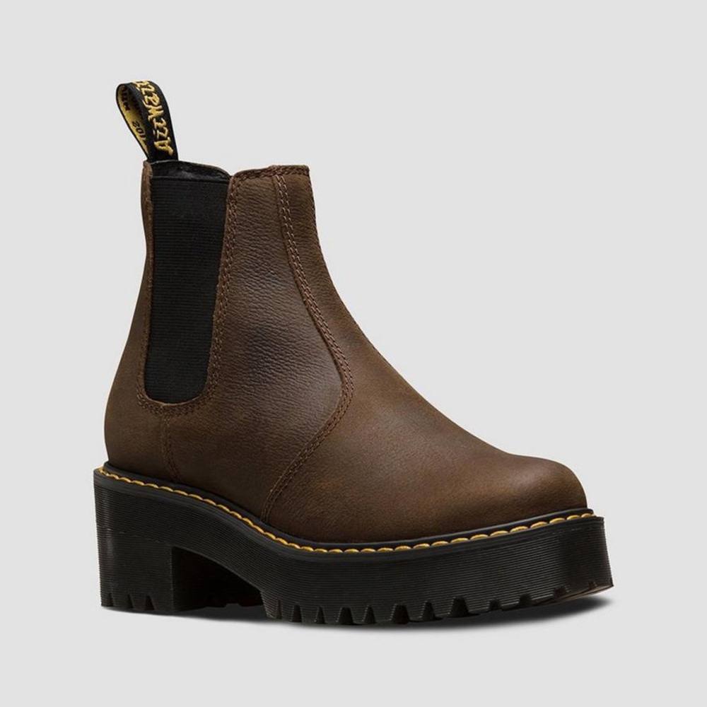 Dr. Martens Rometty Boot Dark Brown